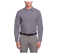 Unlisted by Kenneth Cole Dress Shirt Big And Tall Solid Camicia da Cerimonia, Grafite, XXL (Collo 47 cm Manica 81/84 cm) Uomo