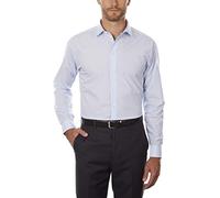 Unlisted by Kenneth Cole Righe Camicia Elegante, Azzurro, 41 cm-42 cm Collo 86 cm-89 cm Manica Uomo