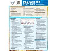 Unmanned Safety Institute (Usi) FAA Part 107 Drone Study Guide (Poster)