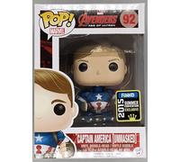 Unmasked Captain America Funko PoP! 2015 Convention Exclusive by FunKo