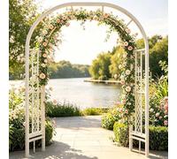 unmjgybc Arco per Rampicanti, Supporto Rampicanti, Arco per Rose In Metallo, Stabile e Resistente alle Intemperie, Decorazione Giardino/Villa/Tetto, Adatto per Interno ed Esterno