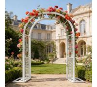 unmjgybc Arco per Rampicanti, Supporto Rampicanti, Arco per Rose In Metallo, Stabile e Resistente alle Intemperie, Decorazione Giardino/Villa/Tetto, Adatto per Interno ed Esterno