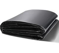 unmjgybc Fodera per laghetto, strato singolo, in HDPE, 2 x 2 m, impermeabile, resistente ai raggi UV, per laghetti, giardini, cascate, paesaggistica