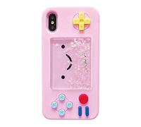 UnnFiko, custodia protettiva 3D in gomma morbida, con motivo di stelle creative immerse nel liquido, compatibile con iPhone 7, iPhone 8, per ragazze e donne iPhone 7 Plus / 8 Plus Mocassini eleganti da donna