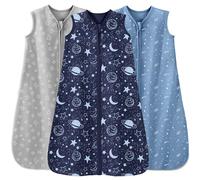Unnivoll Sacco Nanna Estivo 12-18 Mesi, 0.5 Tog, Set Di 3, 100% Cotone Sacco Nanna Neonato Bambini Primavera