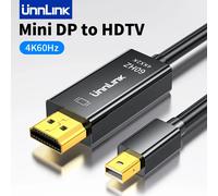 Unnlink 4K 60Hz Mini DisplayPort a HDMI Cavo Thunderbolt Mini DP a HDMI HD TV Adattatore per MacBook Pro Air Mini Imac Lenovo