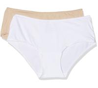 Unno DIM Basic Algodón Elástico Pack X2 Dim Basic Mutande, Bianco (New Skin/Blanco 5B8), No Aplicable (Taglia Produttore: 44/46) (Pacco da 2) Donna