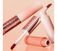 UNNY CLUB - Rose Tram Series Dual-Effect Touch Lip Mud - 5 Types M03# Sunset Park (1.8ml x 2)