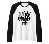 Uno 1° compleanno Papi Maglia con Maniche Raglan