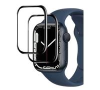 UNO' - 2PACK, protezione schermo 41 mm e 45 mm per Apple Watch S7. Il proteggi schermo in vetro temperato 44 mm, HD, senza candela. (45 mm)