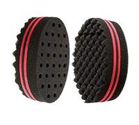Uno Capelli Corti Confezione Twist Spugna Fori Di Grandi Dimensioni Della Spazzola Di Capelli Di Torsione Della Spugna Saluto Barber Strumento Per Dreads Afro Locs Twist Curl