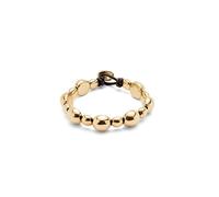 UNO DE 50 | Bracciale a sfera | con charm a cuore e vetro di Murano rosso | placcato argento sterling | gioiello artigianale | Made in Italy, Mediano, Vetro di murano, Nessuna pietra preziosa