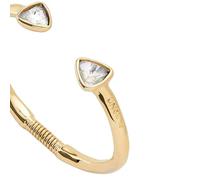 Uno de 50 | Bracciale da donna delicato e rigido | Placcato oro 18 carati | Cristalli sfaccettati multicolore | Taglia L | Gioiello fatto a mano | Prodotto in Spagna