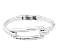 UNO DE 50 Bracciale DE ALEACIÓN DE METALES BAÑADOS EN argento DE LEY - Min. Perímetro: 17,5