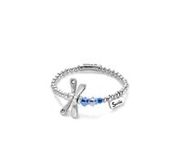 Uno de 50 Bracciale Donna elastico con libellula placcato argento sterling