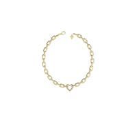 UNO de 50 Bracciale placcato in argento sterling e cristallo