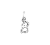 Uno de 50 Charm placcato argento Sterling a forma di lettera B