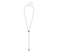 Uno de 50 Ciondolo, collana, lega di metallo, placcato in oro 18 carati, Catena regolabile in altezza con due pesi, Gioielli fatti a mano