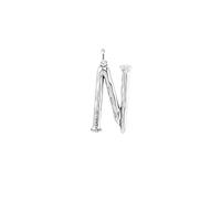 Uno de 50 Ciondolo placcato argento Sterling a forma di lettera N