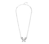 Uno de 50 Collana lunga placcata in argento sterling con catena a maglie