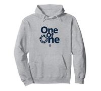 Uno di Uno: Dichiarazione di identità Unica per Gli individui Felpa con Cappuccio, Unisex per Adulti, Grigio Melange, L