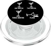 Uno Due Tre Martini Piano Divertente Cocktail Happy Hour PopSockets PopGrip per MagSafe