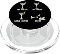 Uno Due Tre Martini Piano Divertente Cocktail Happy Hour PopSockets PopGrip per MagSafe