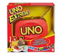 Mattel Games UNO Extreme Gioco con Lanciacarte, 7+ Anni, 2-10 Giocatori | Include un lanciatore ad azione casuale con luci e suoni e 112 carte, serate di gioco con bambini, ragazzi e adulti, GXY75