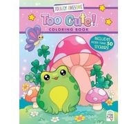 Uno Kat Totally Awesome Too Cute Coloring Book W Book NUOVO