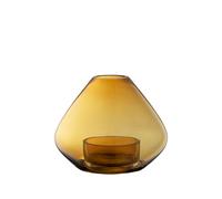 UNO Lanterna/Vaso Ambra H11,5 cm