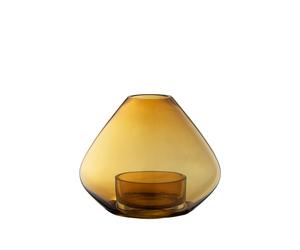 UNO Lanterna/Vaso Ambra H11,5 cm