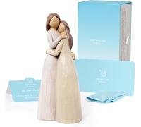 UNO MAS UNO - Una Mama, Una Hija Madre e Figlia Figurine - Statua in Poliresina dipinta a mano - Regalo per mamma/figlia - Famiglia di colori rappresentativa