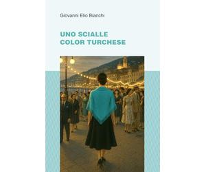 Uno scialle color turchese