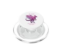 Uno sguardo al futuro Cyber SciFi Dinosaur Design PopSockets PopGrip per MagSafe