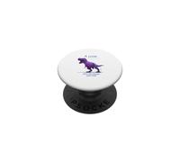 Uno sguardo al futuro Cyber T-Rex SciFi dinosauro design PopSockets PopGrip Adesivo