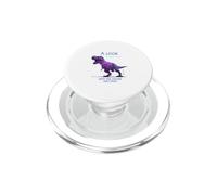 Uno sguardo al futuro Cyber T-Rex SciFi dinosauro design PopSockets PopGrip per MagSafe