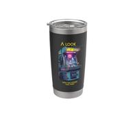 Uno sguardo al futuro della slot machine Cyber Sci-fi Design Bicchiere termico in acciaio inox doppia parete