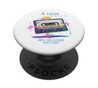 Uno sguardo al futuro: progettazione della tecnologia Sci-Fi Cyber Cassette PopSockets PopGrip Adesivo
