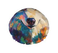 Uno sguardo da Cuffia da a riutilizzabile - cuffia da a quotidiana a doppio strato impermeabile, elastica ed ecologica