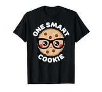 Uno Smart Cookie Carino Stile Kawaii Pun Chocolate Chip Maglietta