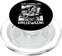 Uno spaventoso scheletro estivo in attesa di Halloween PopSockets PopGrip per MagSafe