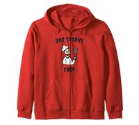 Uno Spooky Chef Halloween Cooking Lover Design Felpa con Cappuccio