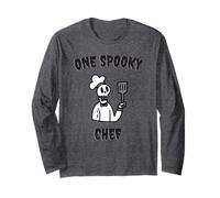 Uno Spooky Chef Halloween Cooking Lover Design Maglia a Manica