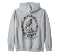 Uno Stile di Vita spettrale Non è Una Stagione Raven Roses Dark Victorian Felpa con Cappuccio