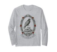 Uno Stile di Vita spettrale Non è Una Stagione Raven Roses Dark Victorian Maglia a Manica