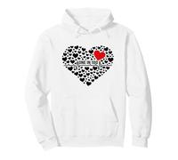 Uno su 100 Consapevolezza del Cuore congenito del Guerriero CHD Felpa con Cappuccio