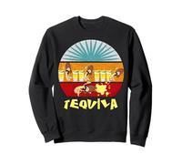 Uno Tequila Due Tequila Tre Tequila Pavimento Vintage Bere Felpa
