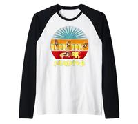 Uno Tequila Due Tequila Tre Tequila Pavimento Vintage Bere Maglia con Maniche Raglan