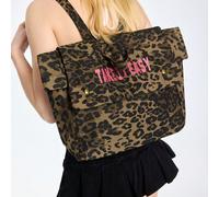 Uno zaino ampio con stampa leopardata, perfetto per viaggi, scuola o uso quotidiano. Questa borsa elegante e versatile è adatta per le donne. Stampa cheetah Motivo strutturatoPoliammide