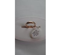 UNOAERRE ANELLO FEDE NUZIALE 7gr ORO BICOLORE BIANCO GIALLO 750 18kt MATRIMONIO